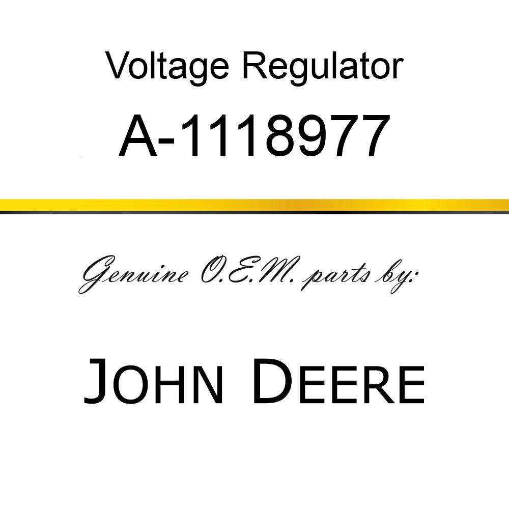 Voltage Regulator - VOLT. REGULATOR A-1118977