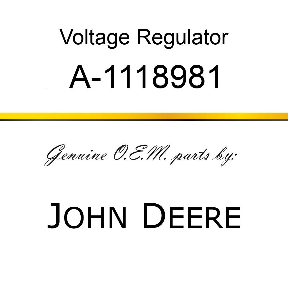 Voltage Regulator - VOLT. REGULATOR A-1118981