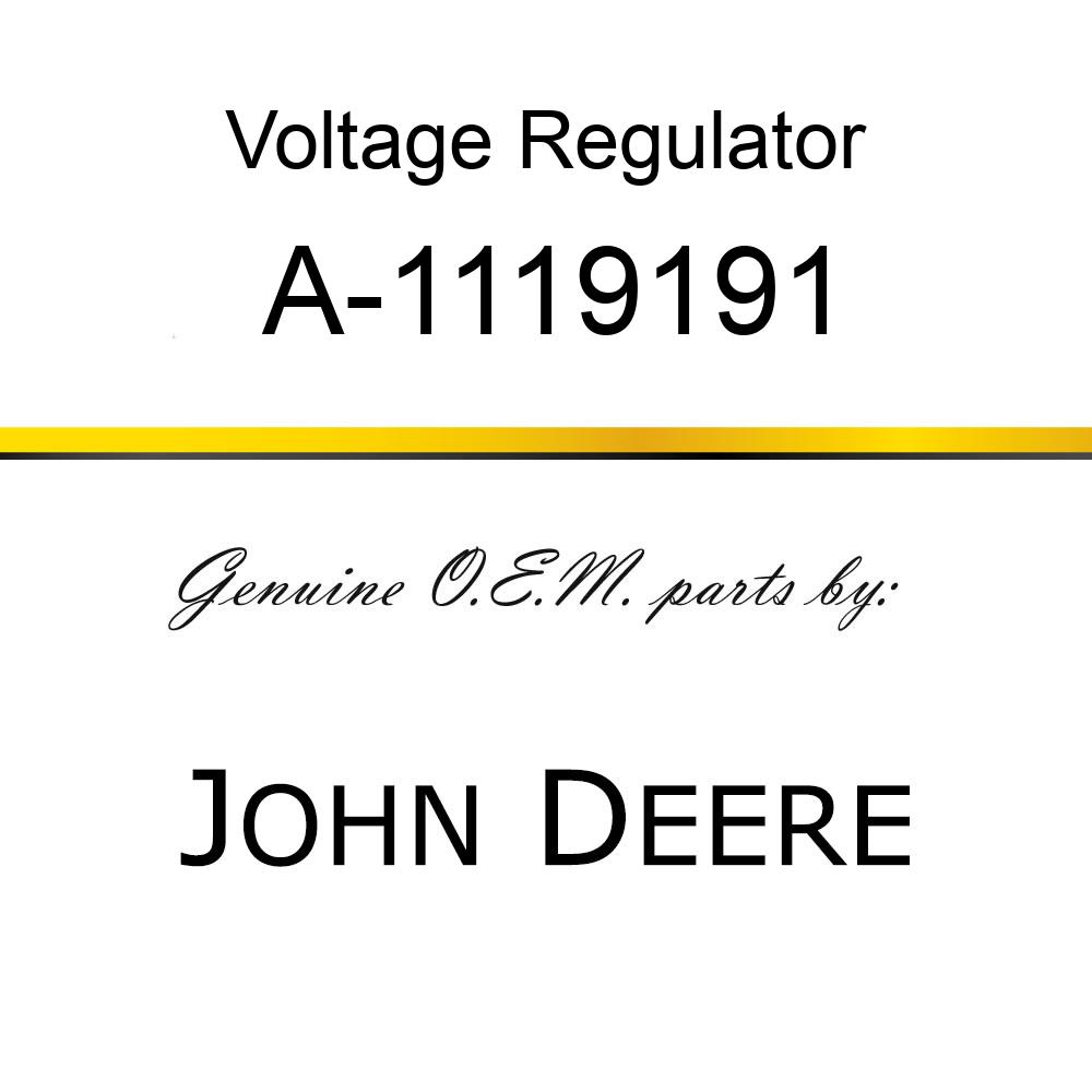 Voltage Regulator - VOLT. REGULATOR A-1119191