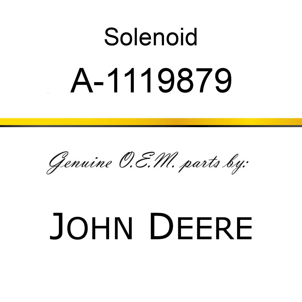 Solenoid - START SOLENOID A-1119879