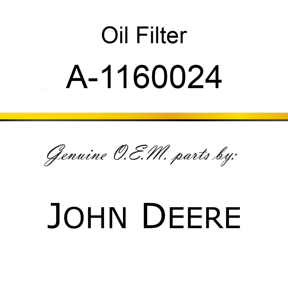 Oil Filter - OIL FILTER A-1160024