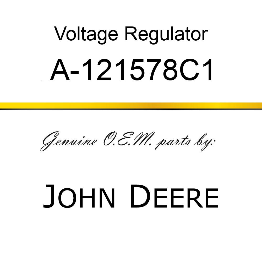Voltage Regulator - VOLT. REGULATOR A-121578C1