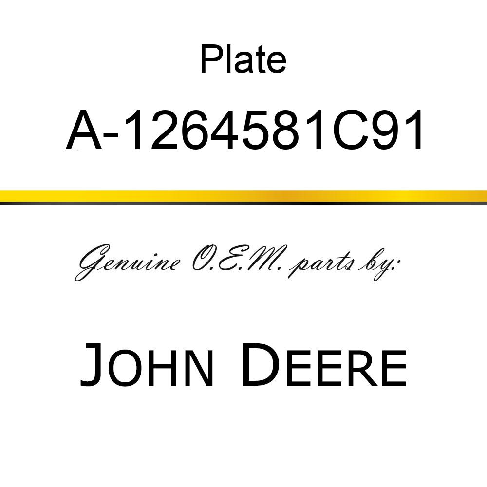 Plate - BRAKE PLATE KIT A-1264581C91