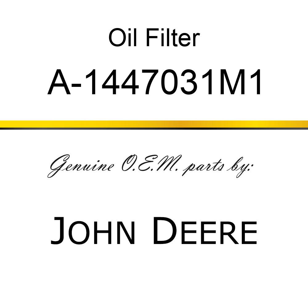 Oil Filter - OIL FILTER A-1447031M1
