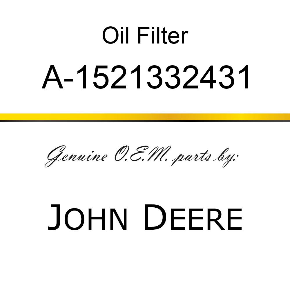 Oil Filter - OIL FILTER A-1521332431