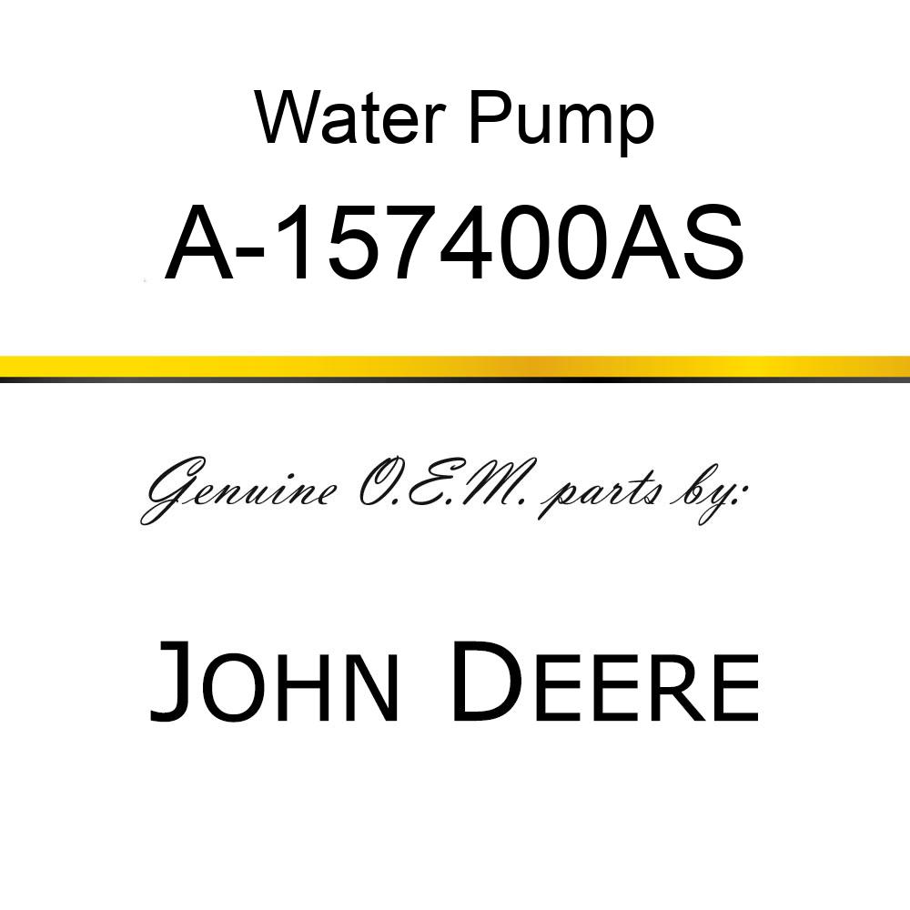 Water Pump - WATER PUMP W/ PULLEY A-157400AS