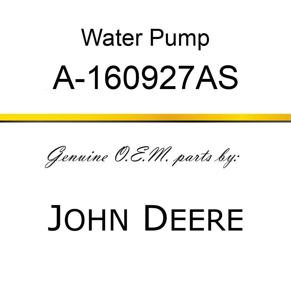 Water Pump - WATER PUMP A-160927AS