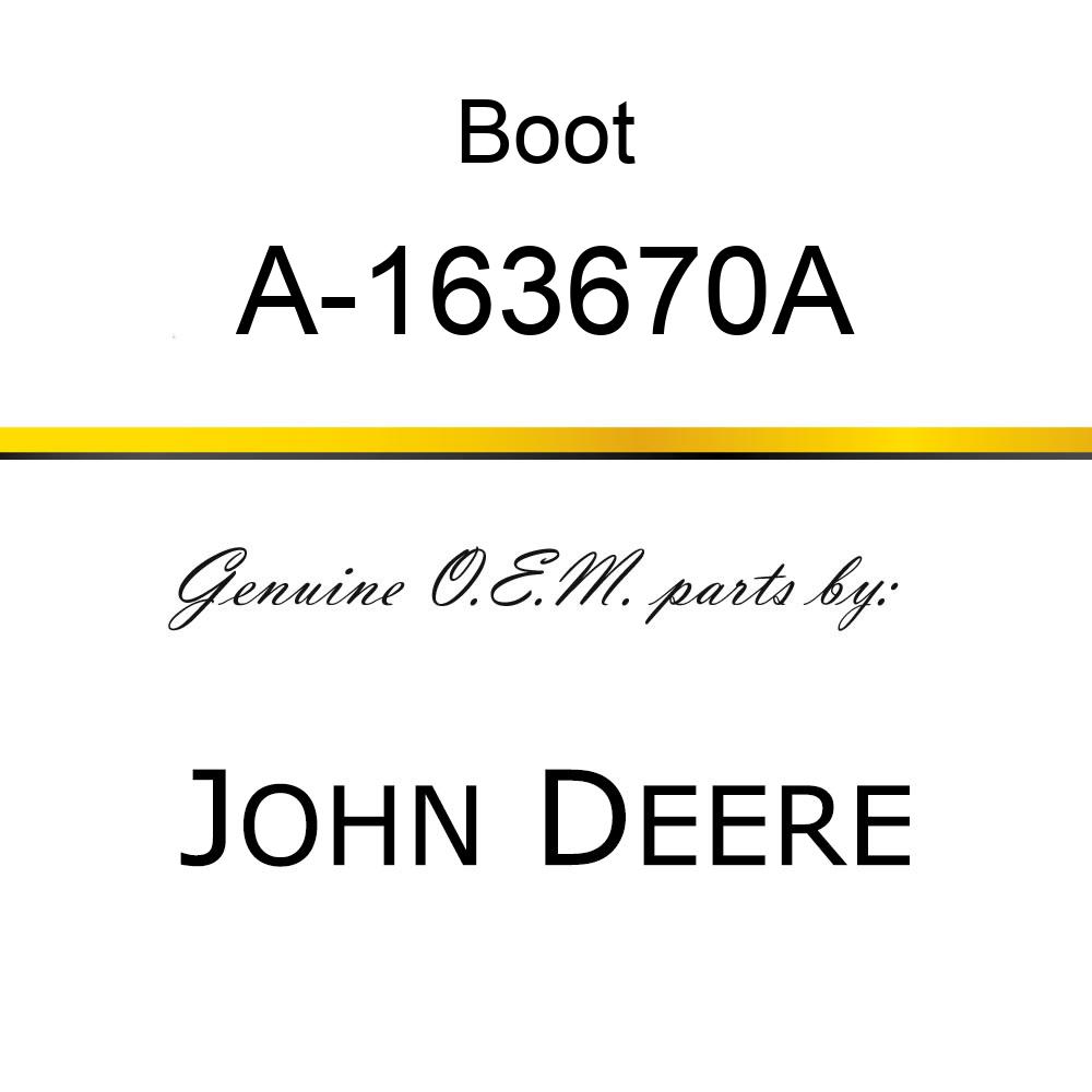 Boot - BOOT, FUEL INJ. RETURN (10 PK) A-163670A
