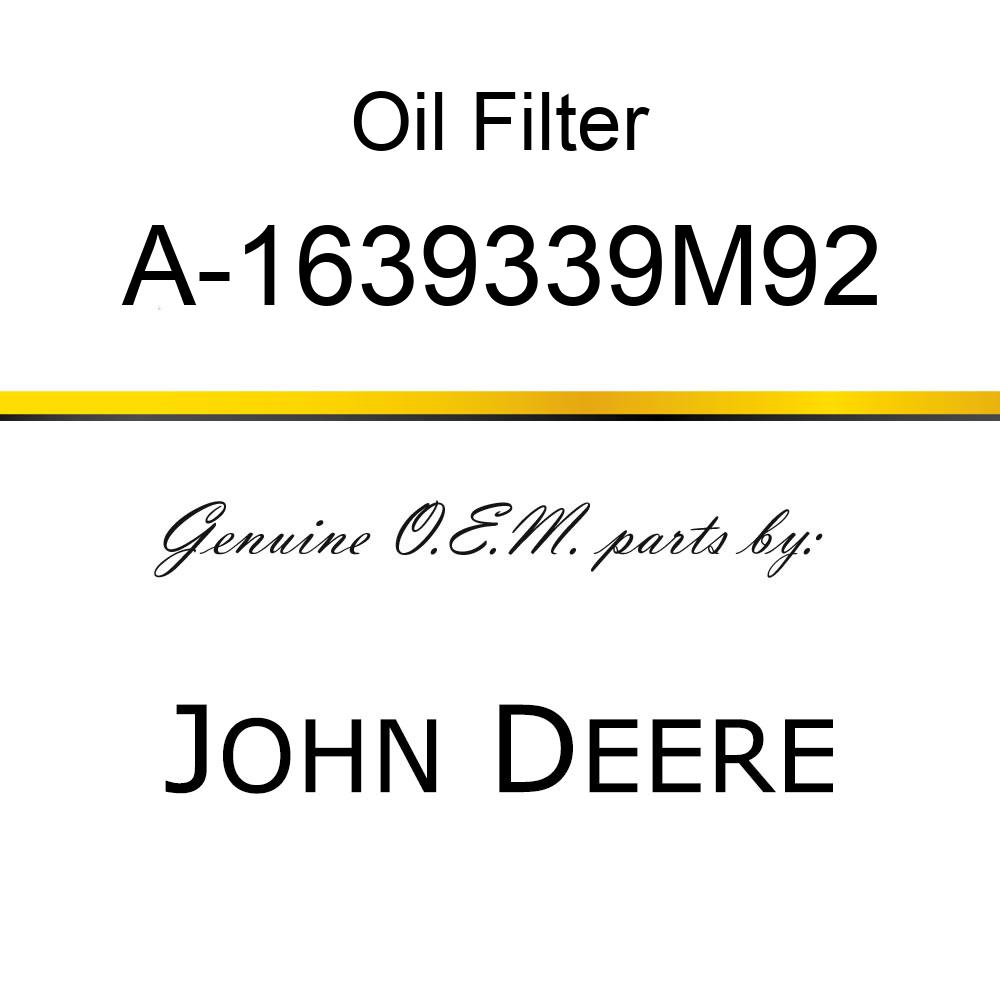 Oil Filter - OIL FILTER A-1639339M92