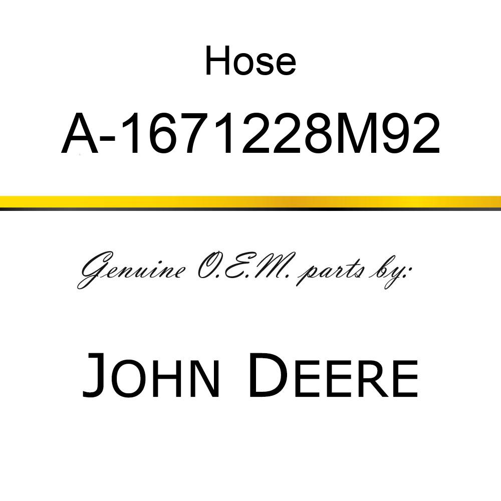 Hose - HOSE, PWR ASSIST STEERING A-1671228M92