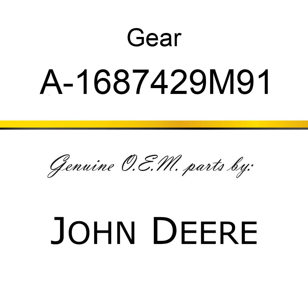 Gear - GEAR, 3RD TRANSMISSION A-1687429M91