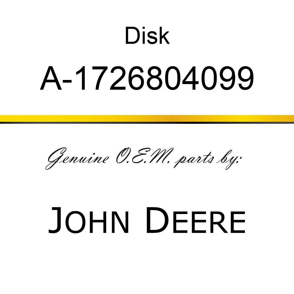 Disk - DISC, BRONZE FRICTION A-1726804099