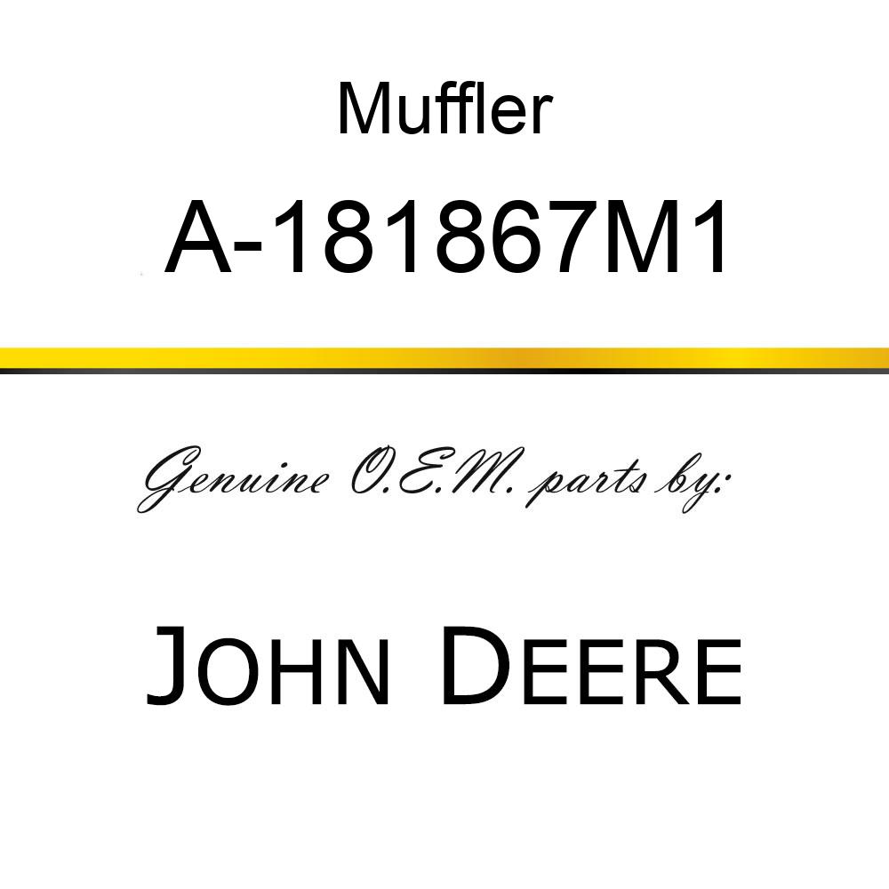 Muffler - MUFFLER A-181867M1