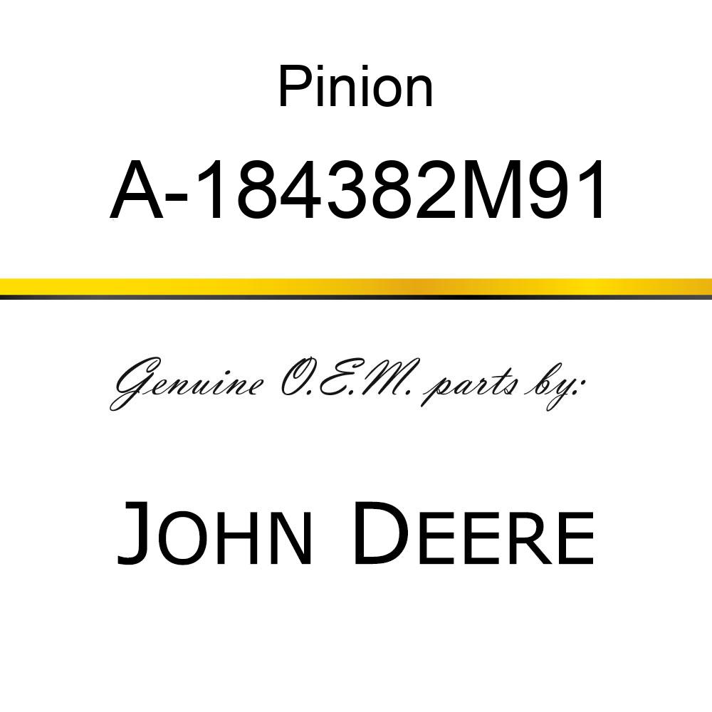 Pinion - CROWN WHEEL & PINION SET A-184382M91