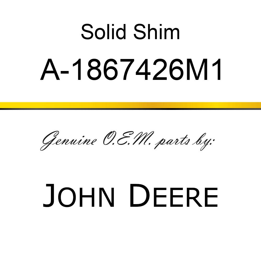 Solid Shim - SHIM, CARRIER A-1867426M1