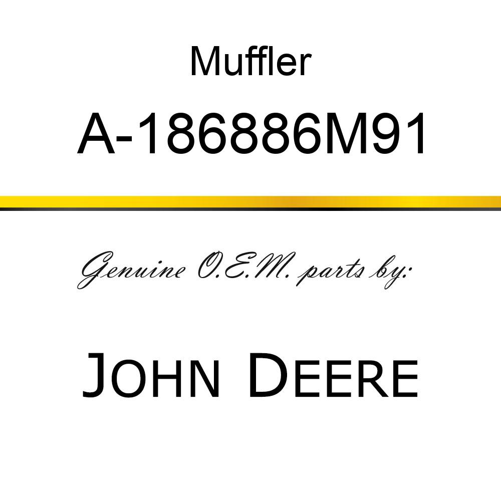 Muffler - MUFFLER A-186886M91