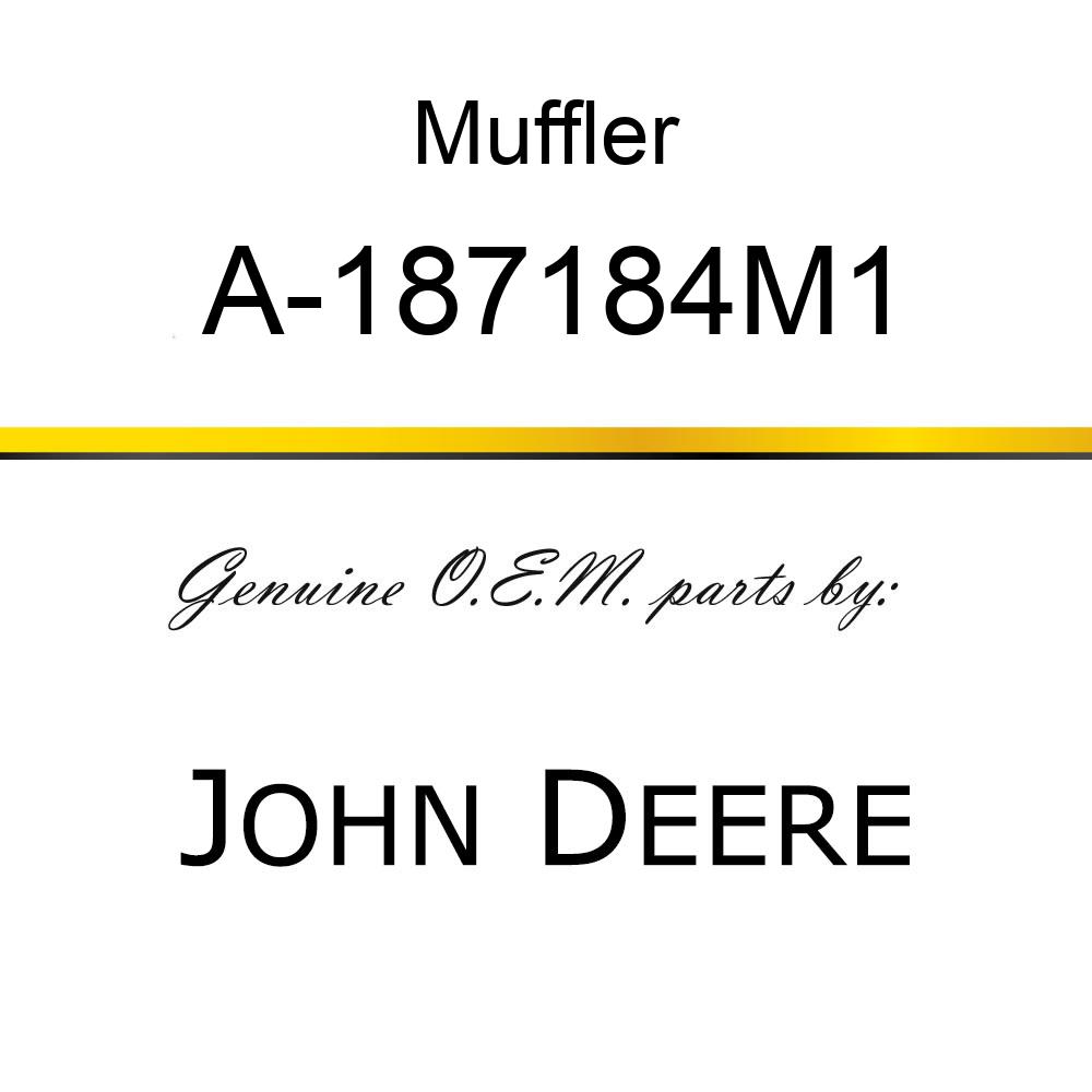Muffler - MUFFLER A-187184M1