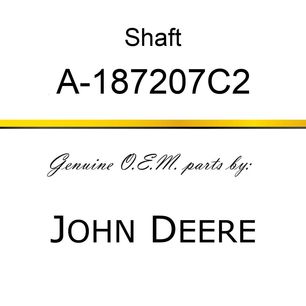 Shaft - SHAFT, FEED CONVEYOR DRUM A-187207C2