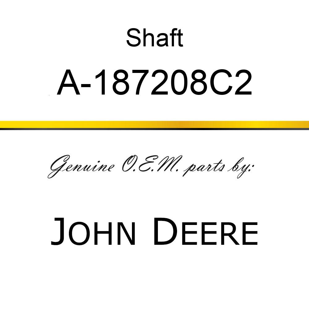 Shaft - SHAFT, FEED CONVEYOR DRUM A-187208C2