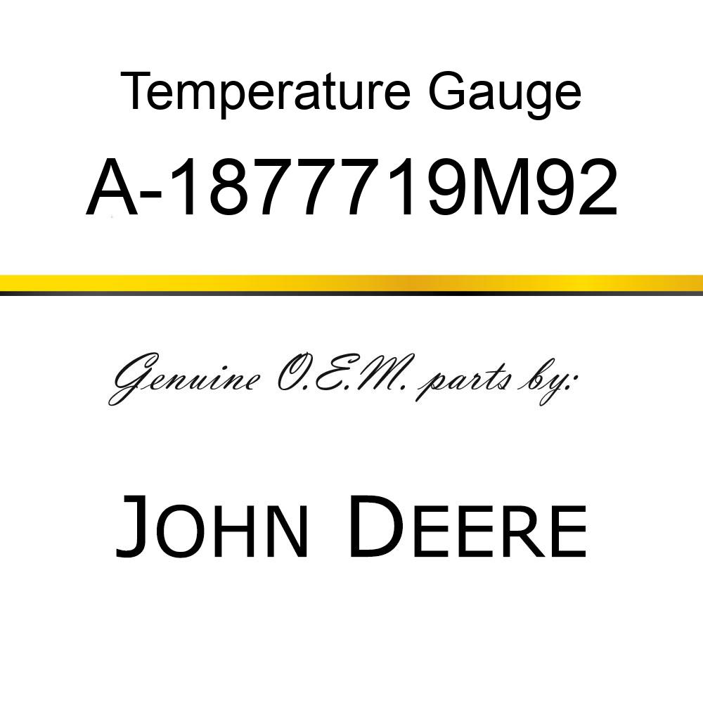 Temperature Gauge - GAUGE, TEMPERATURE A-1877719M92