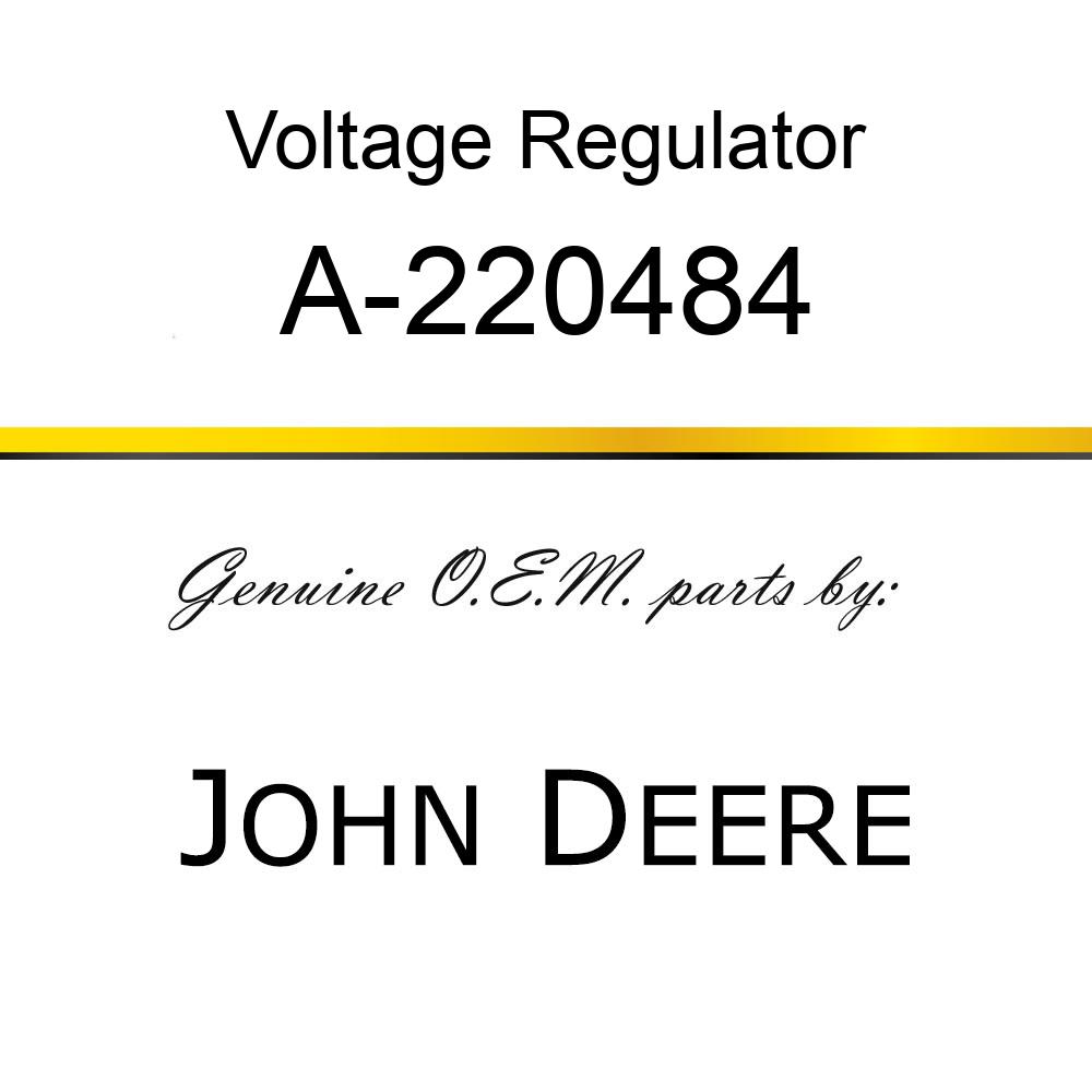 Voltage Regulator - VOLT. REGULATOR A-220484