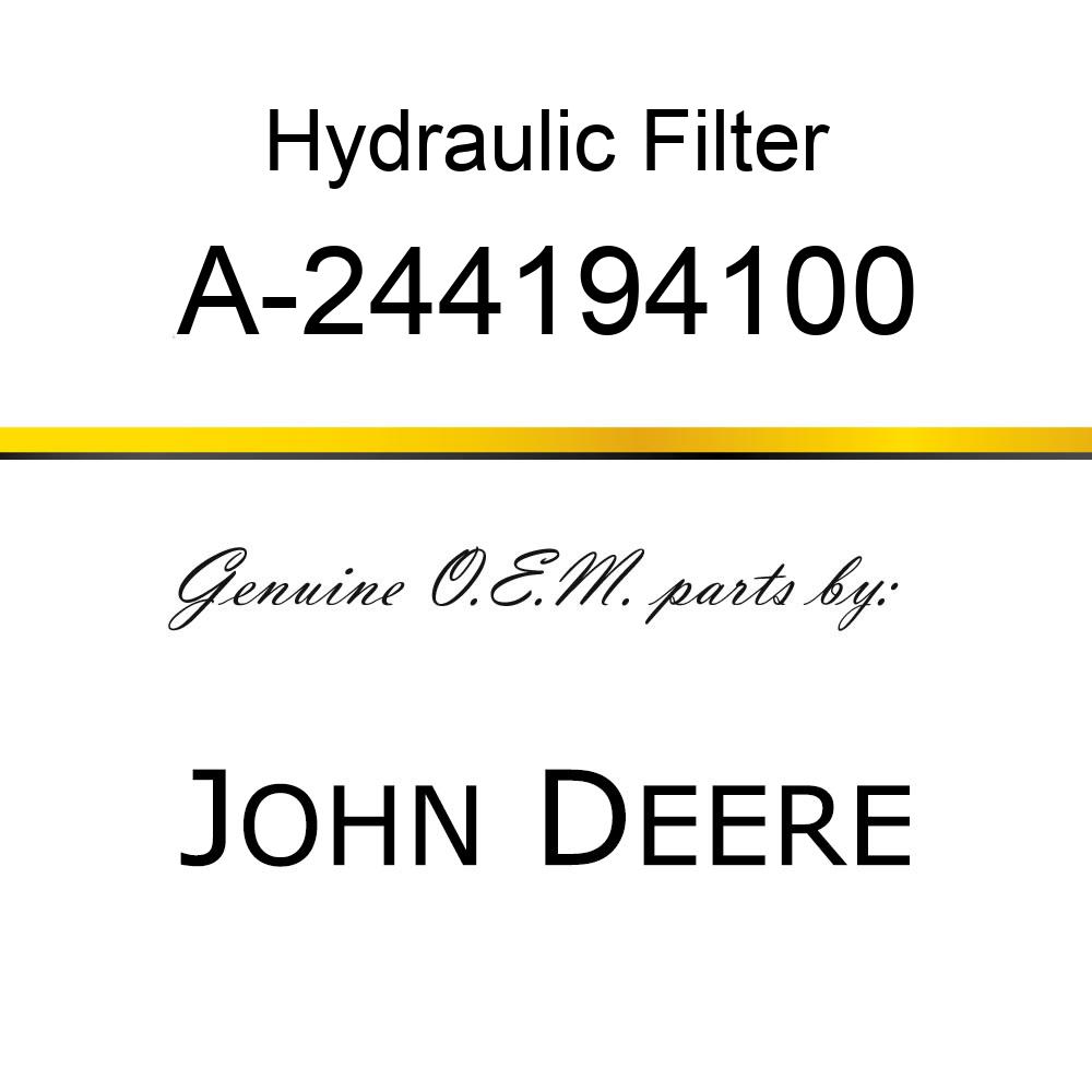 Hydraulic Filter - HYDRAULIC FILTER A-244194100