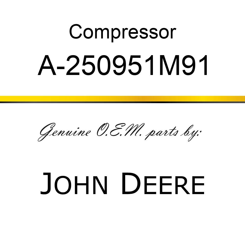 Compressor - YORK NEW COMPRESSOR A-250951M91