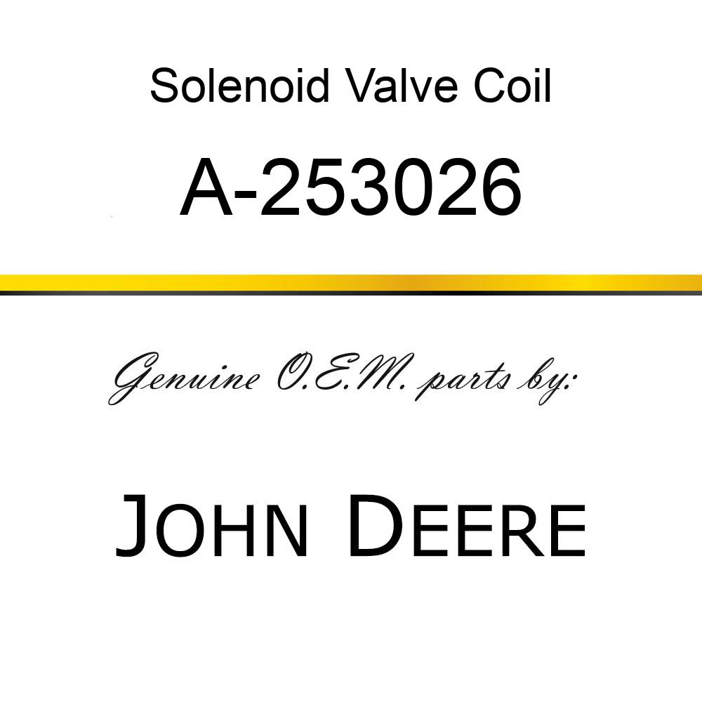 Solenoid Valve Coil - SOLENOID COIL, 24 VDC A-253026