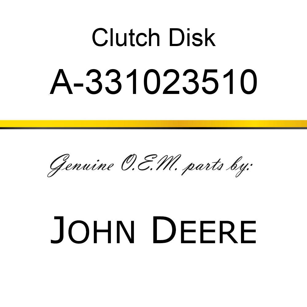 Clutch Disk - DISC, TRANSMISSION A-331023510