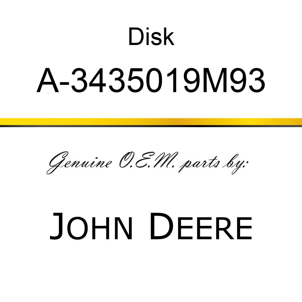 Disk - DISC, TRANSMISSION A-3435019M93