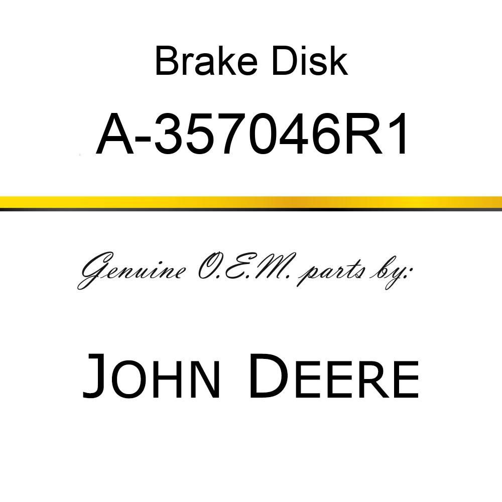 Brake Disk - BRAKE PEDAL SHAFT A-357046R1