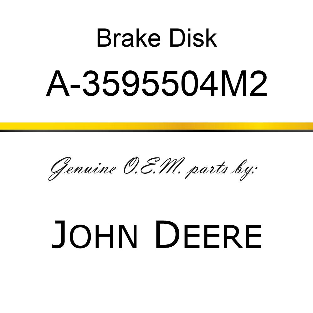 Brake Disk - BRAKE MASTER CYLINDER A-3595504M2