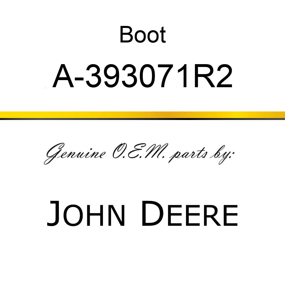Boot - BOOT, IND. PTO CTRL. DUST A-393071R2