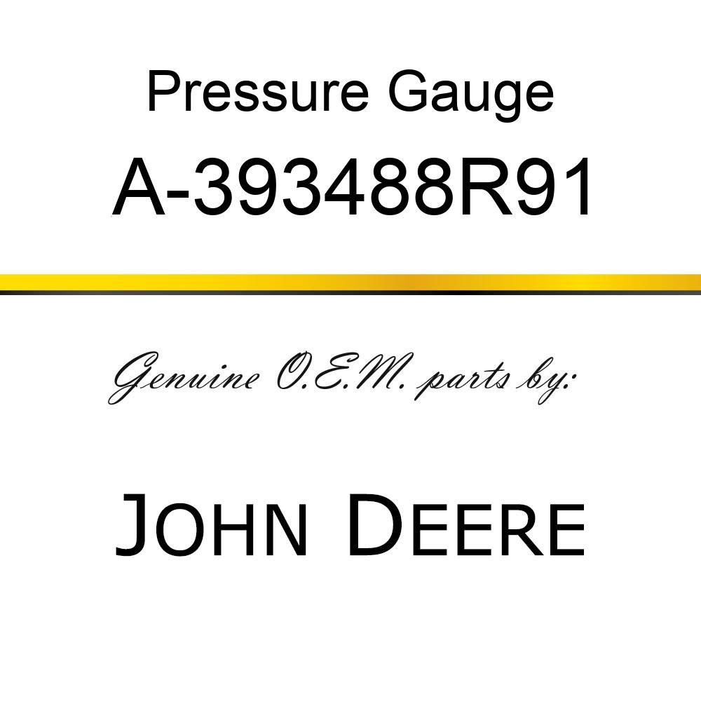 Pressure Gauge - OIL PRES GAUGE A-393488R91