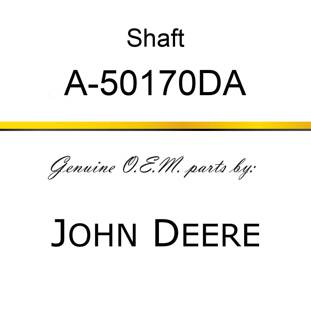 Shaft - SHAFT, BRAKE PEDAL A-50170DA
