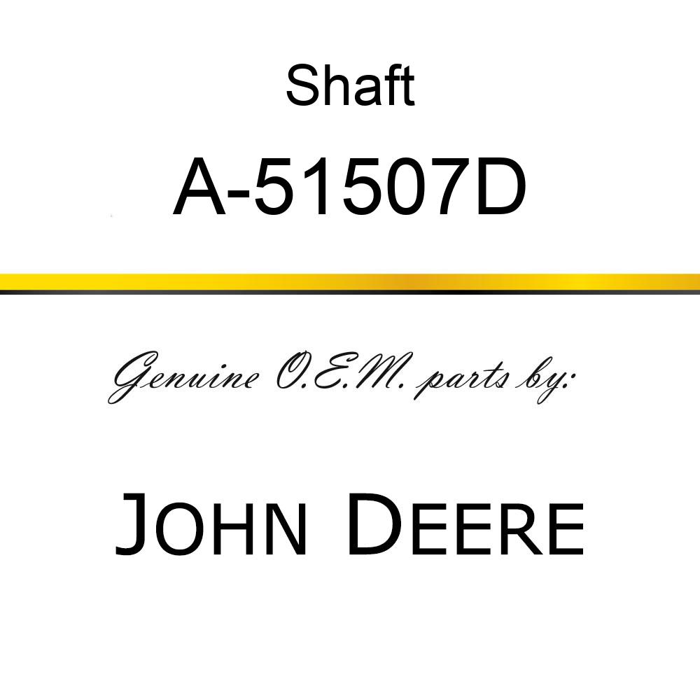 Shaft - SHAFT, RH BRAKE PEDAL A-51507D