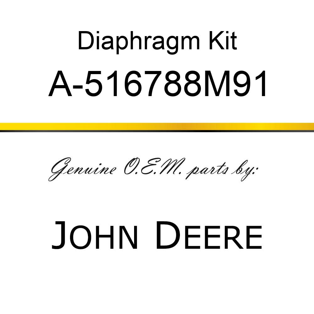 Diaphragm Kit - DIAPHRAGM ASSEMBLY A-516788M91