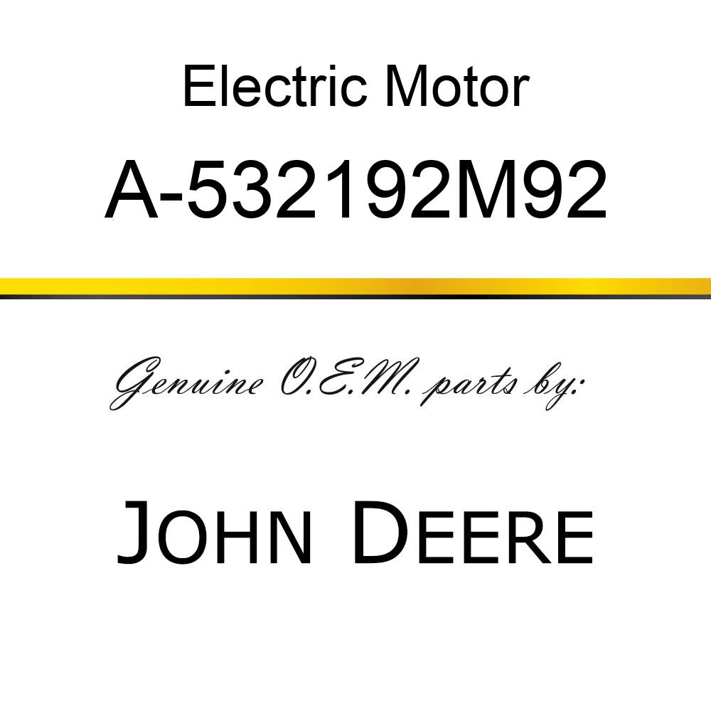 Electric Motor - STEERING ORBITAL MOTOR A-532192M92