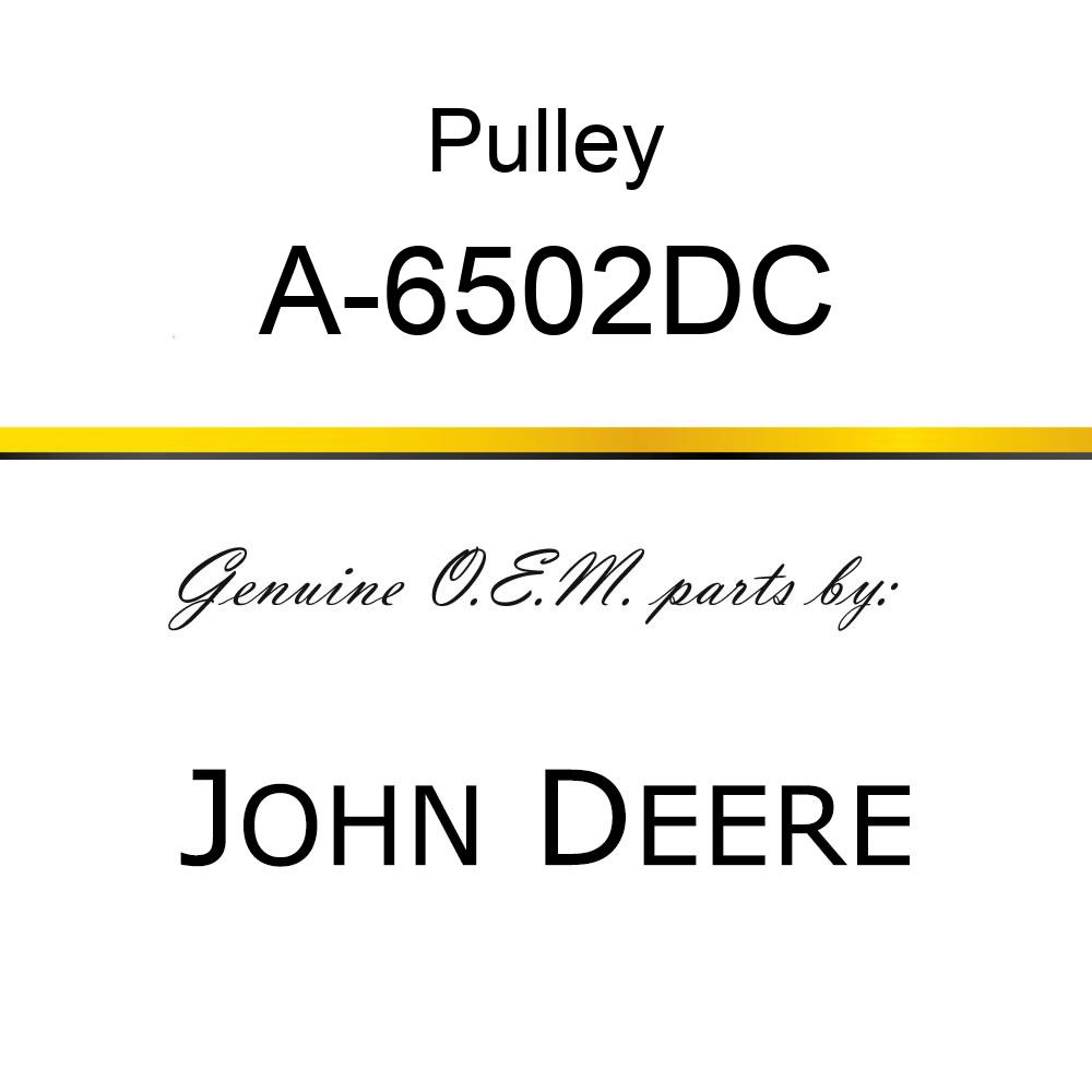 Pulley - CRANKSHAFT PULLEY A-6502DC