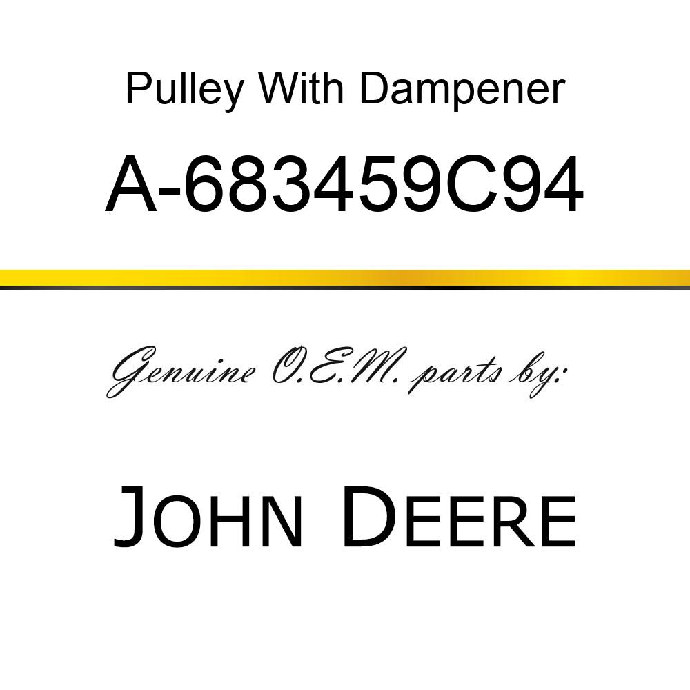 Pulley With Dampener - PULLEY, CRANKSHAFT DAMPER A-683459C94