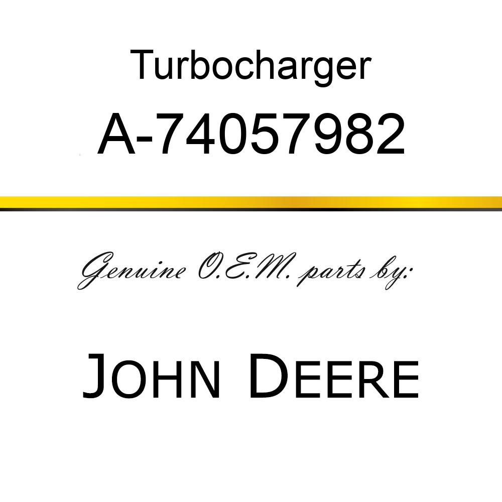 Turbocharger - TURBOCHARGER A-74057982