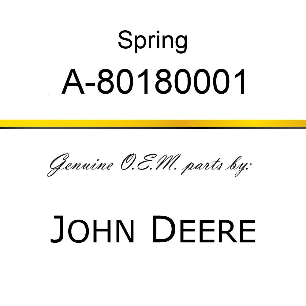 Spring - ACTUATOR SPRING A-80180001