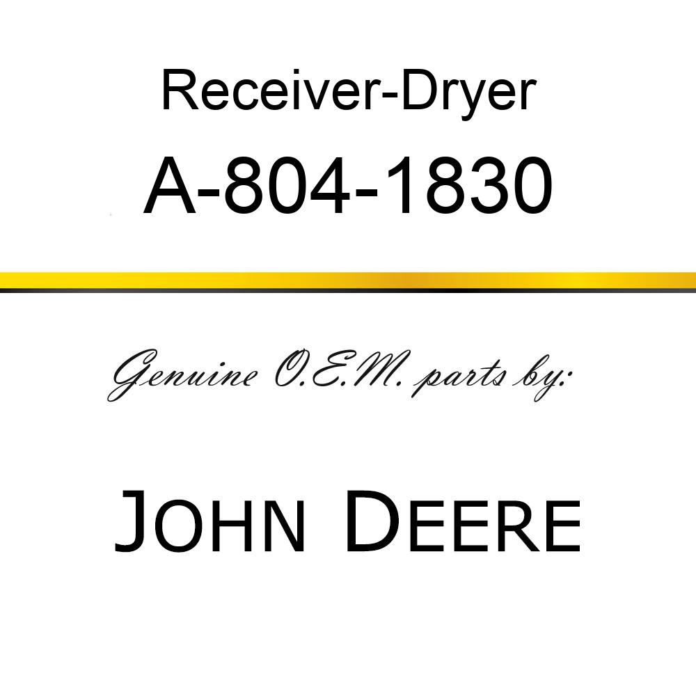 Receiver-Dryer - DRIER A-804-1830