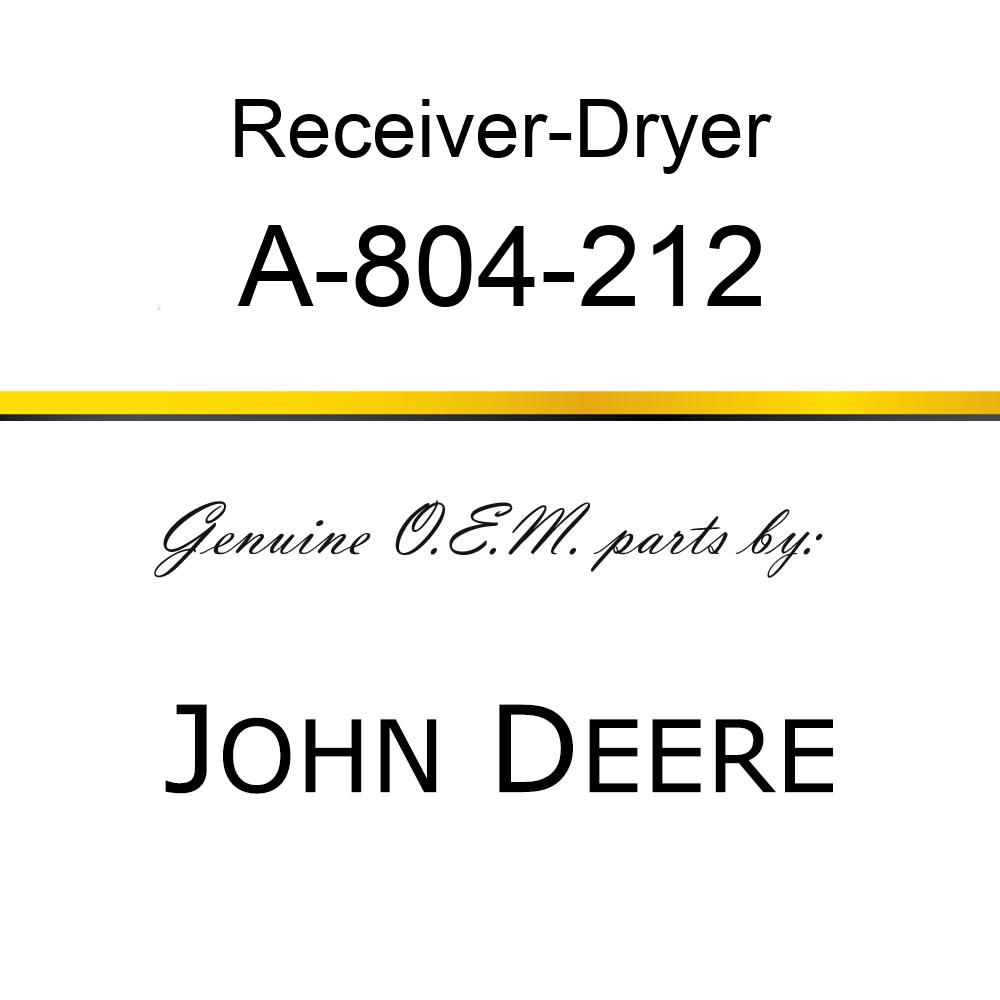 Receiver-Dryer - DRIER A-804-212