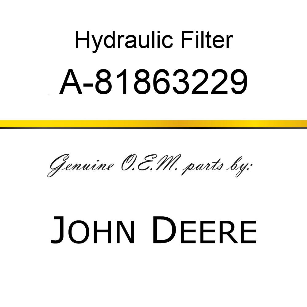 Hydraulic Filter - HYDRAULIC FILTER A-81863229