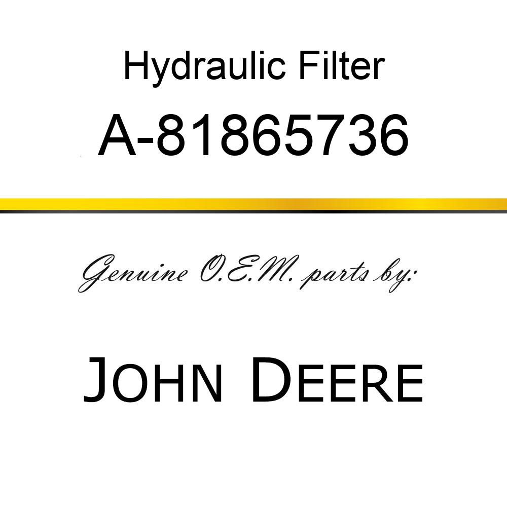 Hydraulic Filter - HYDRAULIC FILTER A-81865736