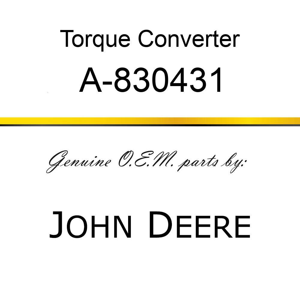 Torque Converter - TA ELIMINATION A-830431