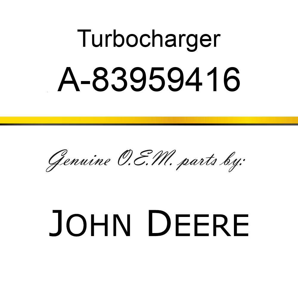 Turbocharger - TURBOCHARGER A-83959416