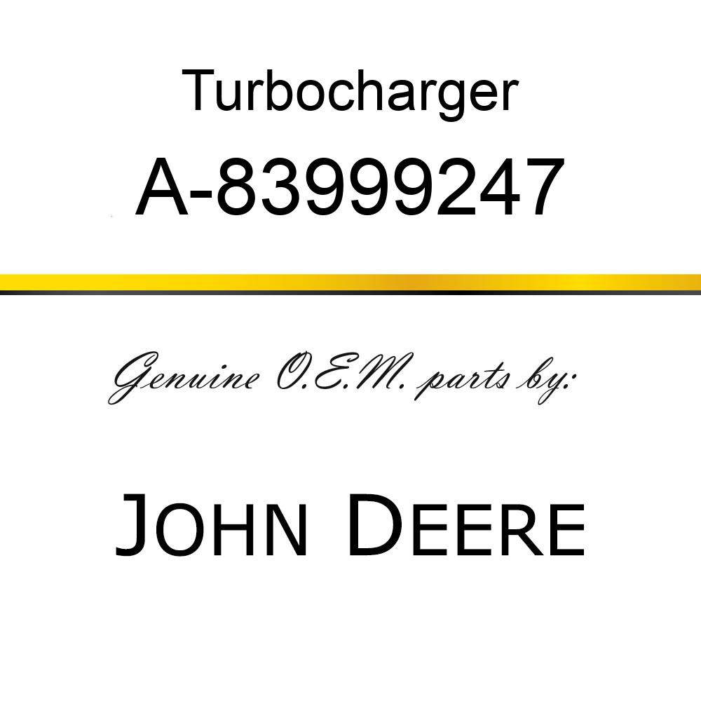 Turbocharger - TURBOCHARGER A-83999247