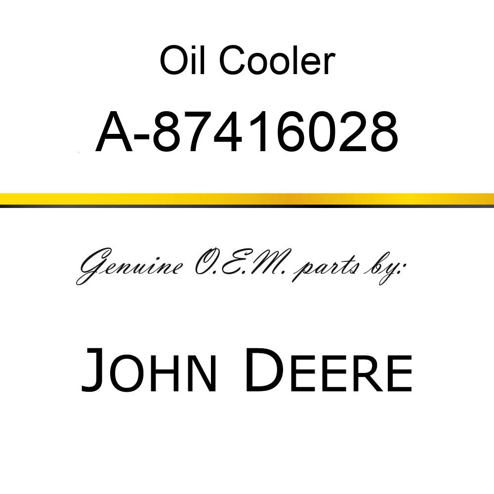 Oil Cooler - COOLER, OIL A-87416028